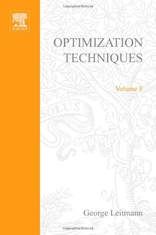 optimization techniques with applications to aerospace systems volume 5 1st edition leitmann 0124429505,