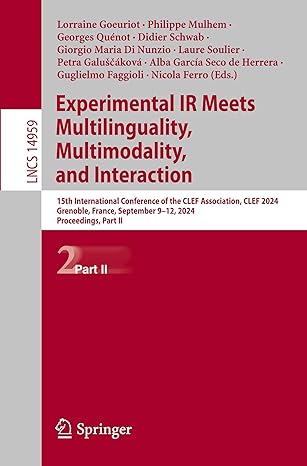 experimental ir meets multilinguality multimodality and interaction 15th international conference of the clef