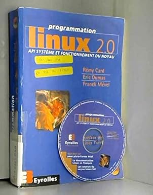 programmation linux 2 0 1st edition franck mevel 2212089325, 978-2212089325