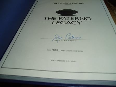 the paterno legacy 1st edition gene et al collier 0966078802, 978-0966078800