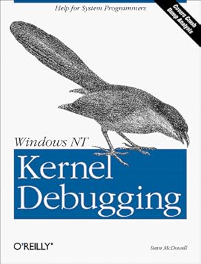 windows nt kernel debugging 1st edition steve mcdowell 1565925467, 978-1565925465