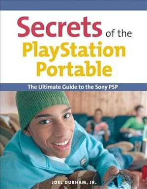 secrets of the playstation portable 1st edition jr durham, joel 0321464362, 978-0321464361