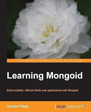 learning mongoid 1st edition gautam rege 1782167501, 978-1782167501