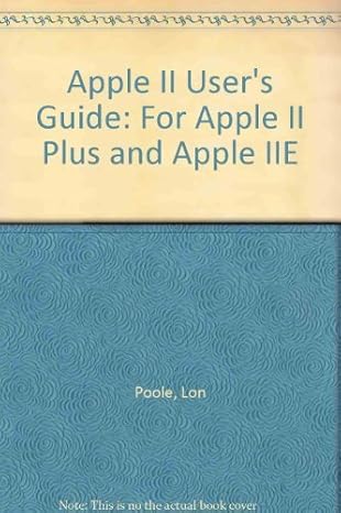 apple ii users guide 1st edition lon poole ,steven cook ,martin mcniff 0881341045, 978-0881341041