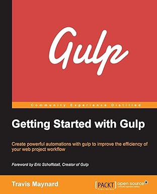 getting started with gulp 1st edition travis maynard 1784395765, 978-1784395766