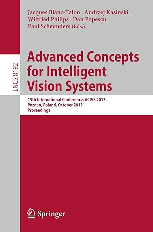 advanced concepts for intelligent vision systems 15th international conference acivs 2013 poznaa poland