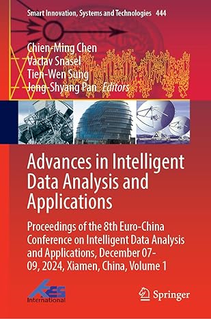 advances in intelligent data analysis and applications proceedings of the 8th euroa china conference on