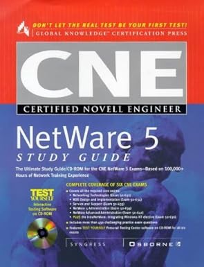 cne netware 5 study guide 1st edition inc syngress media 0072119233, 978-0072119237