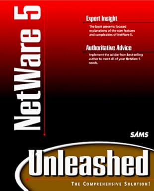 netware 5 unleashed 1st edition rick santangelo 0672317087, 978-0672317088