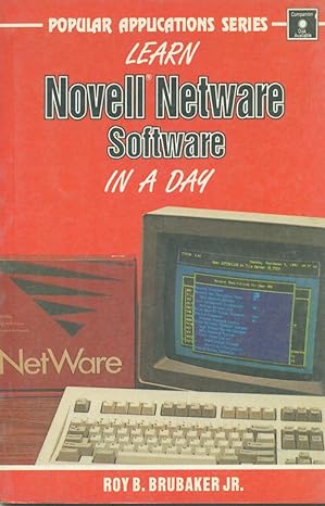 learn novell netware in a day 1st edition r b brubaker 8170292514, 978-8170292517