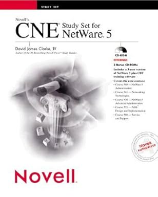 novells cne study set for netware 5 1st edition iv clarke, david james ,iv clarke 076454554x, 978-0764545542