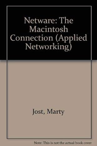netware the macintosh connection 1st edition marty jost 0830621954, 978-0830621958