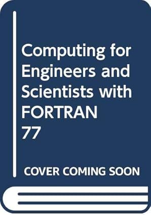computing for engineers and scientists with fortran 77 1st edition daniel d mccracken ,william i salmon