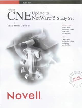 novells cne update to netware 5 study set 1st edition iv clarke, david james 0764581775, 978-0764581779