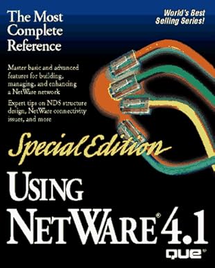 using netware 4 1 1st edition bill lawrence 1565298942, 978-1565298941