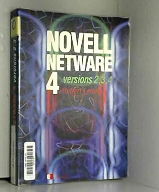 novell netware 4 1st edition hubert lelong 2212087918, 978-2212087918