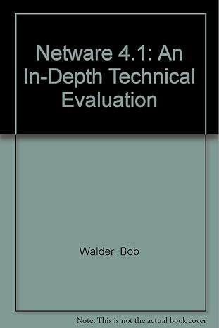 netware 4 1 an in depth technical evaluation 1st edition bob walder 190015000x, 978-1900150002