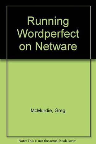running wordperfect on netware 1st edition greg mcmurdie ,joni taylor 1558511458, 978-1558511453