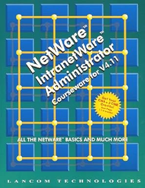 netware/intranetware administrator courseware for v4 11 1st edition clyde boom 1896814131, 978-1896814131