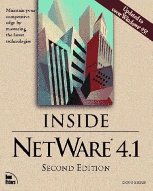 inside netware 4 1 1st edition doug bierer 1562055348, 978-1562055349