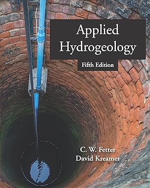 applied hydrogeology 1st edition c w fetter ,david kreamer 1478646527, 978-1478646525