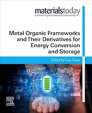 metal organic frameworks and their derivatives for energy conversion and storage 1st edition cao guan