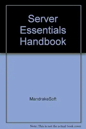 server essentials handbook 1st edition mandrakesoft 284798030x, 978-2847980301