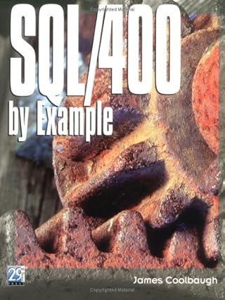sql/400 by example 1st edition james coolbaugh 1583040307, 978-1583040300