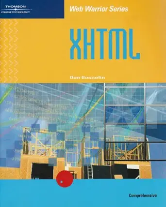 xhtml comprehensive 1st edition don gosselin 0619064781, 978-0619064785