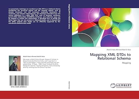 mapping xml dtds to relational schema mapping 1st edition abd el aziz ahmed abd el aziz 3659240052,