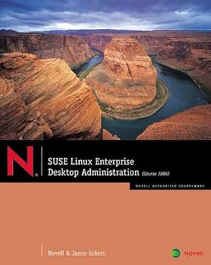suse linux enterprise desktop administration 1st edition jason w eckert 1428322272, 978-1428322271