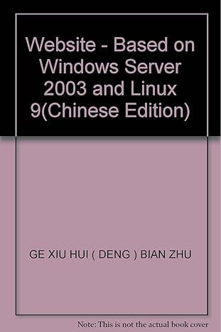 website based on windows server 2003 and linux 9 1st edition ge xiu hui bian zhu 7302101817, 978-7302101819