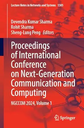 proceedings of international conference on next generation communication and computing ngccom 2024 volume 1