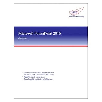 powerpoint 2016 complete   color print 1st edition 30 bird media 1945281332, 978-1945281334