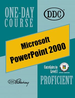 powerpoint 2000 proficient one day course 1st edition rick winter ,patty winter ,faithe wempen 1562436481,