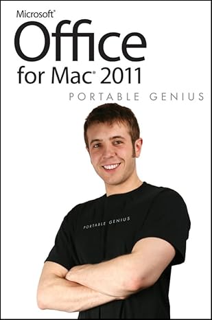 office for mac 2011 portable genius 1st edition dwight spivey 0470610190, 978-0470610190