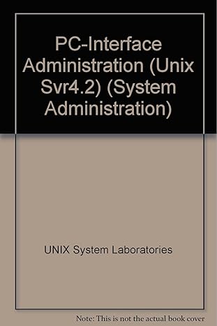 pc interface administration unix svr4 2 1st edition unix system laboratories 0130668206, 978-0130668202
