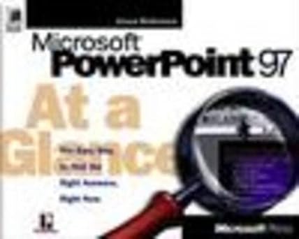 microsoft powerpoint at a glance 1st edition perspection inc ,microsoft corporation staff 1572313684,