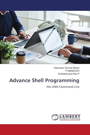 advance shell programming the unix command line 1st edition yalamakur nuzhat afreen ,p mansoor ,venkateswara