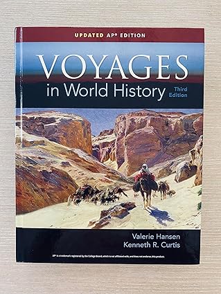 voyages in world history ap ed updated 1st edition valerie hansen ,kenneth r curtis 1337790001, 978-1337790000