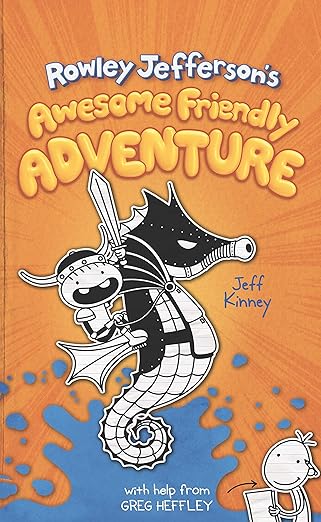 rowley jeffersons awesome friendly adventure 1st edition jeff kinney ,greg heffley 1432882651, 978-1432882655