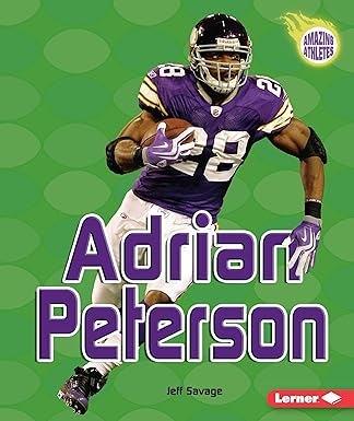 adrian peterson 1st edition jeff savage 0761357580, 978-0761357582