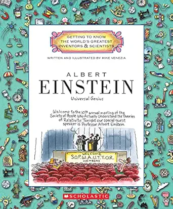 albert einstein 1st edition mike venezia 0531222063, 978-0531222065