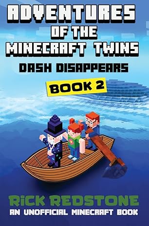 dash disappears adventures of the minecraft twins 1st edition rick redstone 0645619329, 978-0645619324
