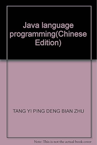 java language programming 1st edition tang yi ping deng bian zhu 7030167279, 978-7030167279