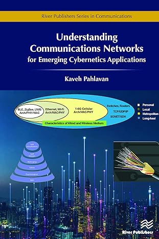 understanding communications networks a for emerging cybernetics applications 1st edition kaveh pahlavan
