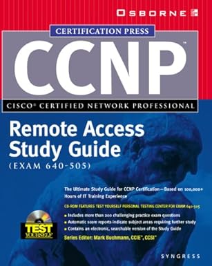 ccnp remote access study guide 1st edition syngress media ,inc staff syngress media 007211908x, 978-0072119084