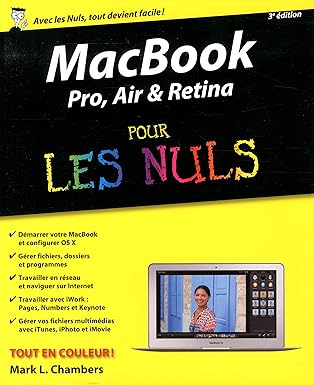 macbook pro air and retina 3e adition pour les nuls 1st edition mark l chambers ,laurence chabard 2754070672,