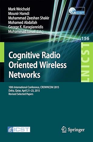 cognitive radio oriented wireless networks 10th international conference crowncom 2015 doha qatar april 21 23
