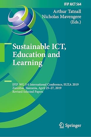 sustainable ict education and learning ifip wg 3 4 international conference suza 2019 zanzibar tanzania april